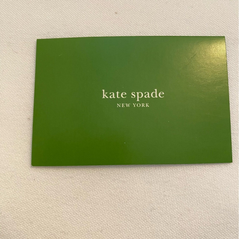 Kate Spade Silver Leather Gold Hardware Small Abby ID Card Case - Picture 9 of 10